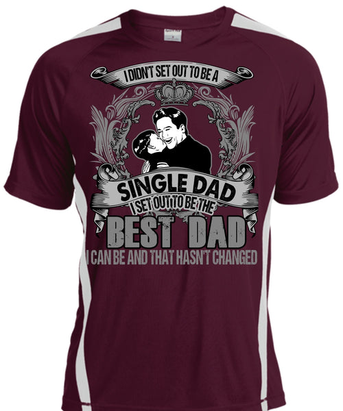 I Set Out To Be The Best Dad T Shirt, Single Dad T Shirt, Cool Shirt