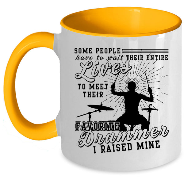 Being A Drummer Coffee Mug, Their Favorite Drummer Accent Mug