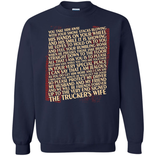 The Trucker's Wife T Shirt, Coolest Trucker's Wife Sweatshirt
