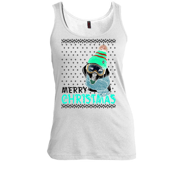 Dog Merry Christmas T Shirt, Coolest Merry Christmas Gift Tank Top