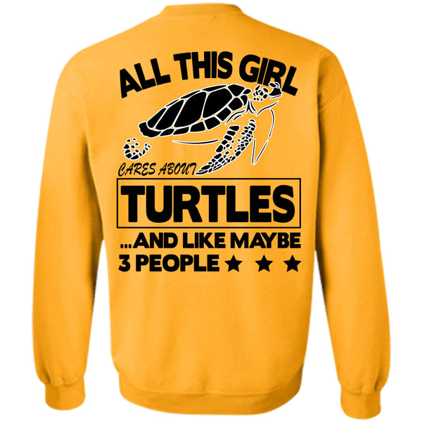 Being A Lady T Shirt, Tall This Girl Cares About Turtles Sweatshirt