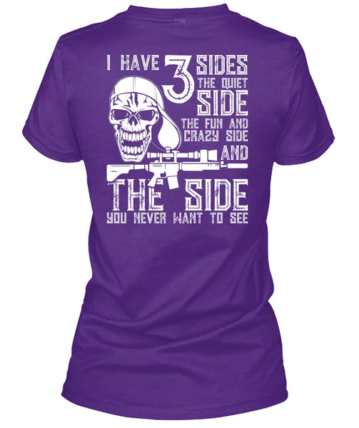 I Have 3 Sides The Quiet T Shirt, Being A Gunner T Shirt