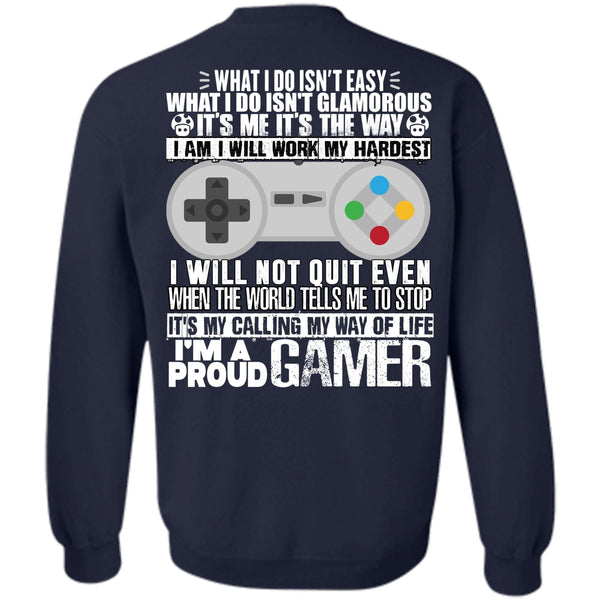 Work My Hardest T Shirt, I Love Gaming Sweatshirt