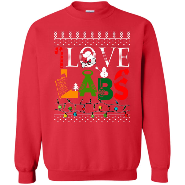 Coolest Labs Lover T Shirt, Dog Merry Christmas Sweatshirt