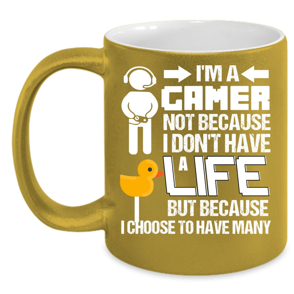 I'm A Gamer Coffee Mug, Awesome Gift For Gamers Coffee Cup