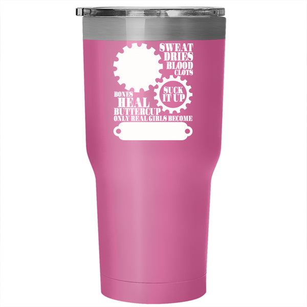Only Real Girls Become Welders Tumbler 30 oz Stainless Steel, Beautiful Girls Travel Mug