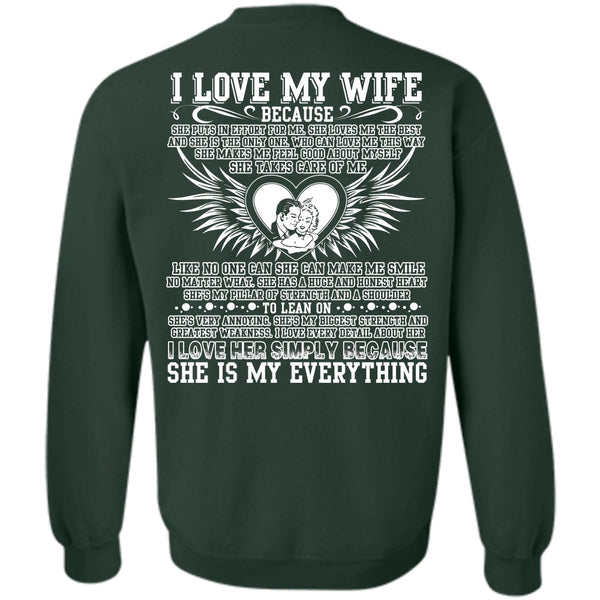 I Love her Simply T Shirt, I Love Husband Sweatshirt