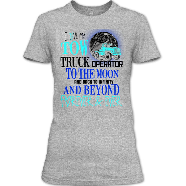 I Love My Tow Truck Operator T Shirt, I'm A Truck Operator T Shirt