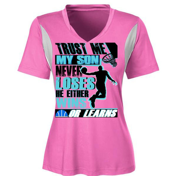 My Son Never Loses T Shirt, I Love Basketball T Shirt