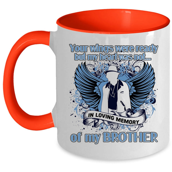 My Heart Was Not Coffee Mug, Your Wings Were Ready Accent Mug