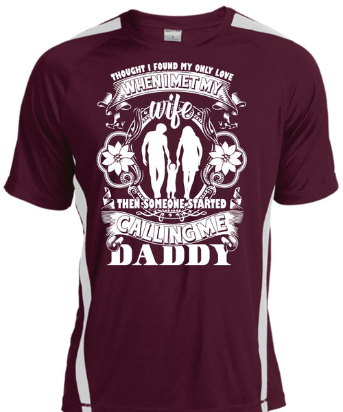 Calling Me Daddy T Shirt, I Met My Wife T Shirt, Cool Shirt