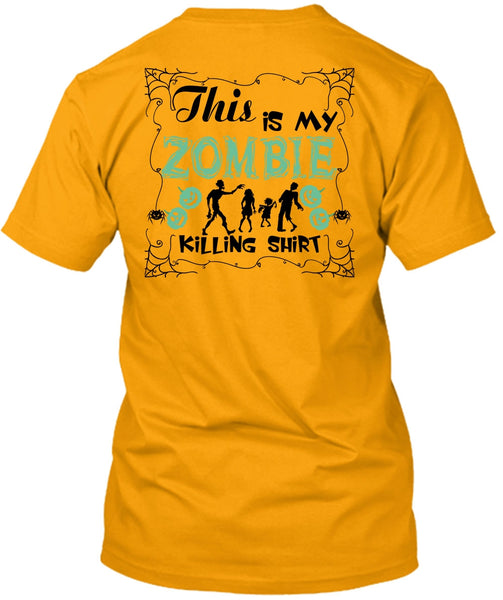 This Is My Zombie Killing T Shirt, Wait For Halloween T Shirt