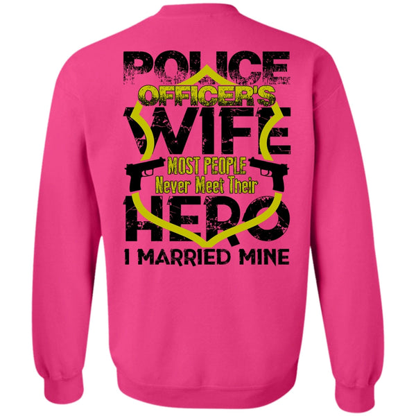 I Love Wife T Shirt, Police Officer's Wife Sweatshirt