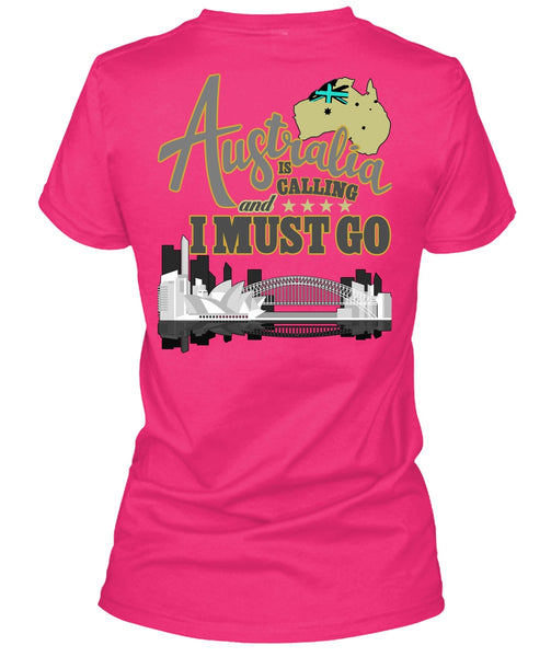 Australia Is Calling T Shirt, I Love Australia T Shirt