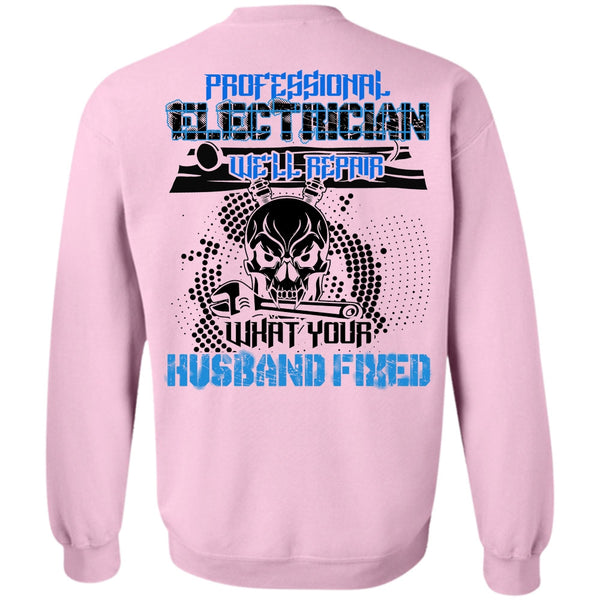 I Love Electrician T Shirt, Professional Electrician Sweatshirt