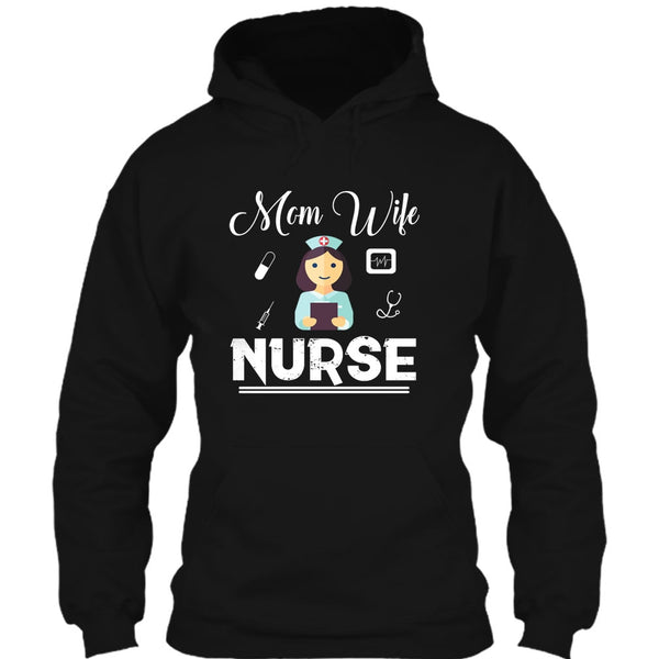 A black t-shirt with the shopify logo