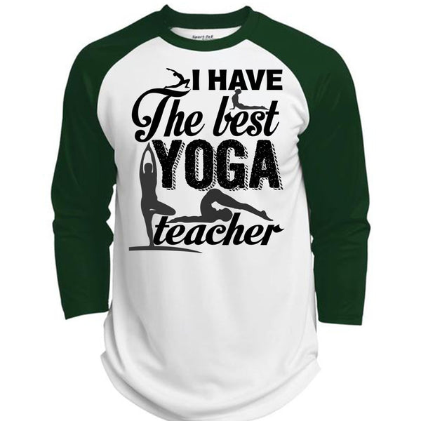 I Have The Best Yoga Teacher T Shirt, I Love Yoga T Shirt, Awesome T-Shirts  (Polyester Game Baseball Jersey)