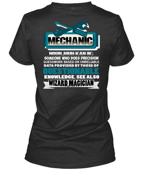 Being A Mechanic T Shirt, Wizard Magician T Shirt