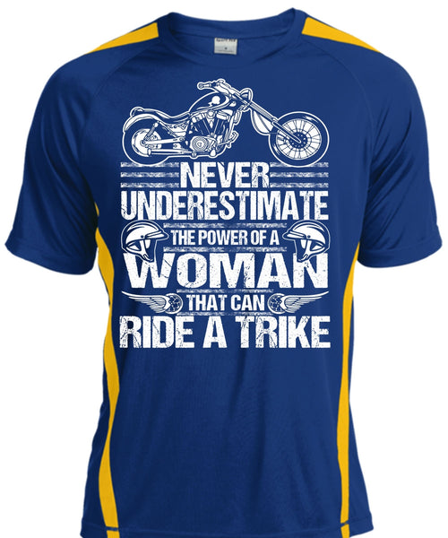 Ride A Trike T Shirt, The Power Of A Woman T Shirt, Cool Shirt
