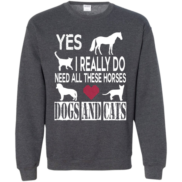 Dogs And Cat T Shirt, I Am An Animal Lover Sweatshirt