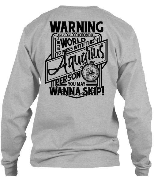 Mess With This Aquarius T Shirt, I Love Aquarius T Shirt