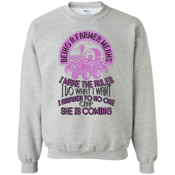 Gift For Farmer T Shirt, Being A Farmer Sweatshirt