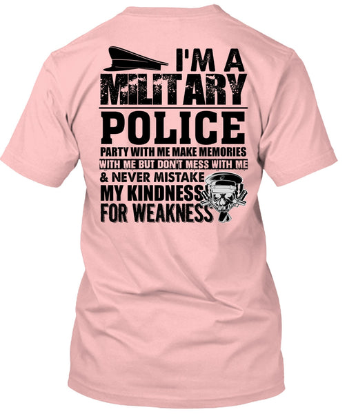 I'm A Military Police T Shirt, I Love Police T Shirt