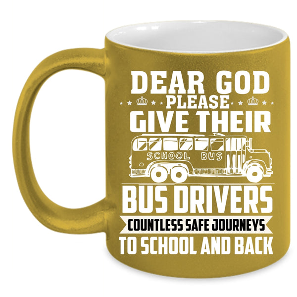Funny School Bus Driver Coffee Mug, Cute School Bus Driver Coffee Cup