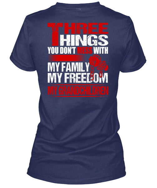 My Family My Freedom My Grandchildren T Shirt, Being A Grandkid T Shirt