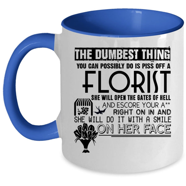 Cute Gift For Florist Coffee Mug, Florist Accent Mug