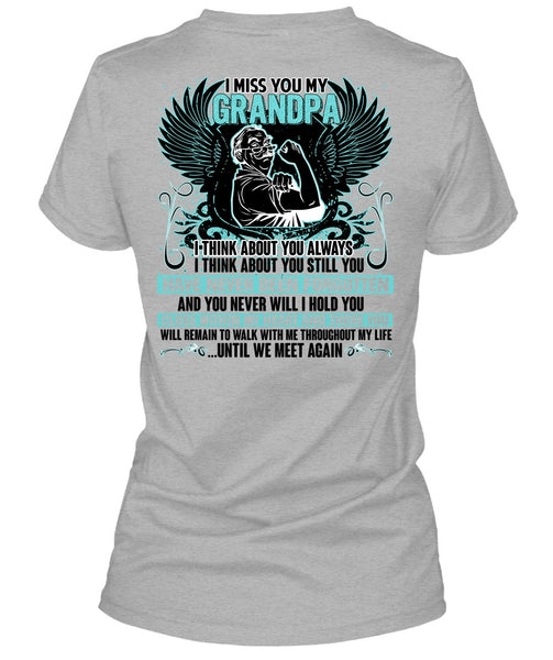 I Miss You My Grandpa T Shirt, I Love Grandpa T Shirt