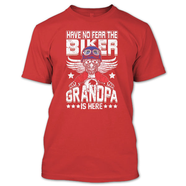Have No Fear The Biker T Shirt, Coolest Biker Grandpa T Shirt