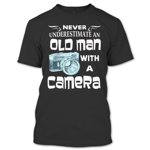 A black t-shirt with the shopify logo