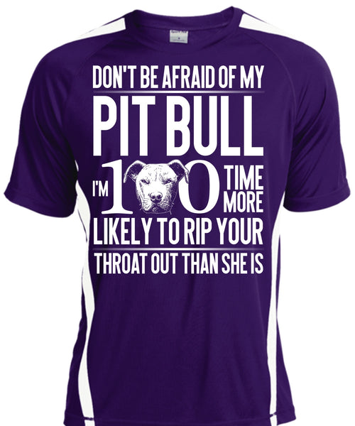 Don't Be Afraid Of My Pit Bull T Shirt, My Love T Shirt, Cool Shirt