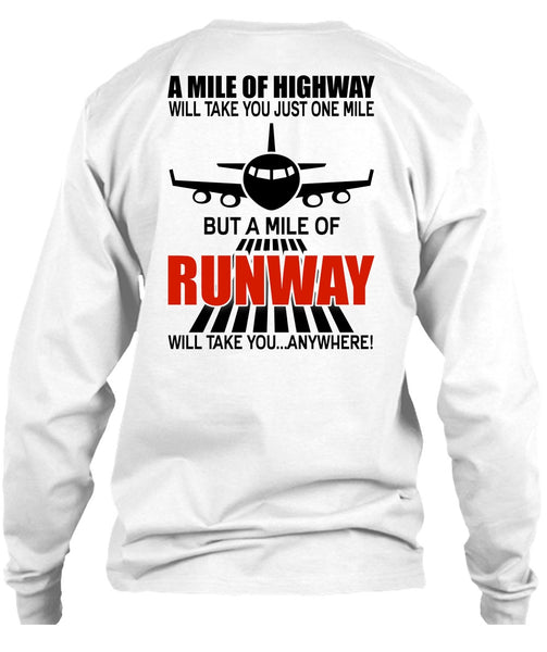 A Mile Of Highway T Shirt, I Love Pilot T Shirt