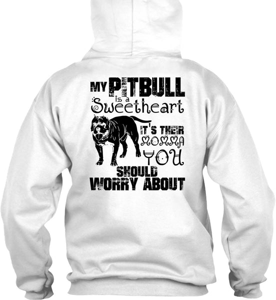 My Pit Bull Is Sweetheart T Shirt, I Love Pit Bull T Shirt
