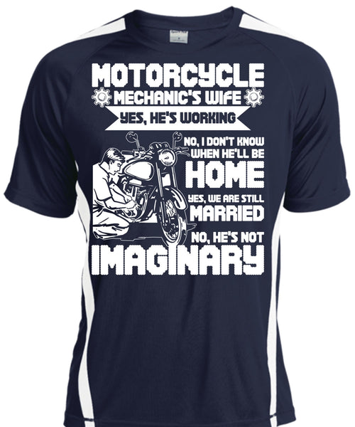 Motorcycle Mechanic's Wife T Shirt, We Are Still Married T Shirt, Cool Shirt