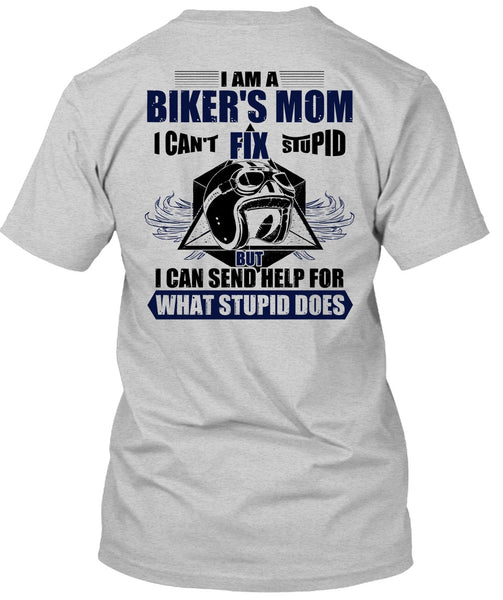 I Am A Biker's Mom T Shirt, I Love Biking T Shirt