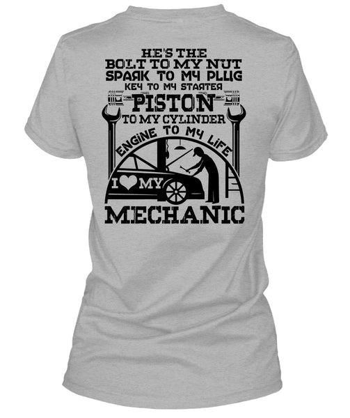 Engine To My Life T Shirt, Being A Mechanic T Shirt