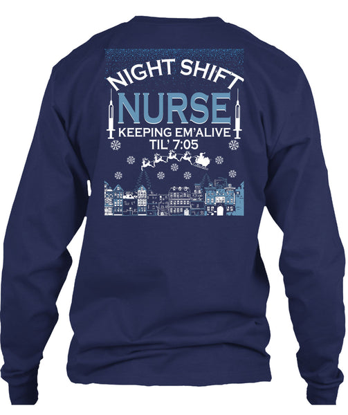 Night Shift Nurse Keeping T Shirt, This Girl Loves Christmas T Shirt