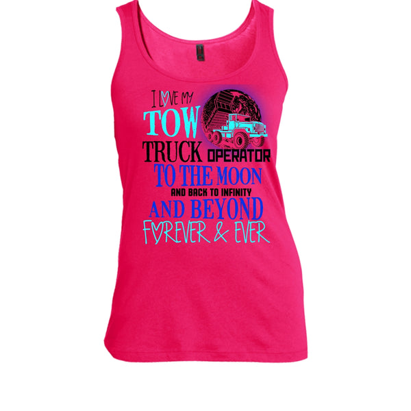 I Love My Tow Truck Operator T Shirt, I'm A Truck Operator Tank Top