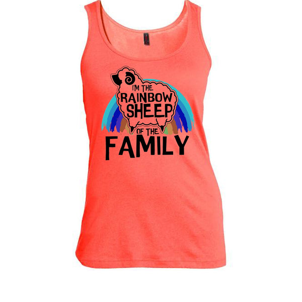 I'm The Rainbow Sheep Of Family T Shirt, Gift For Gay Tank Top