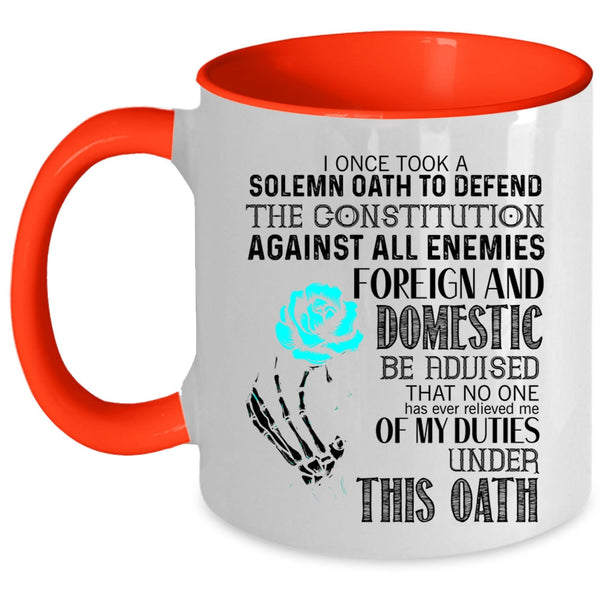 Best Gift For Grandpas Coffee Mug, Awesome Veteran Accent Mug