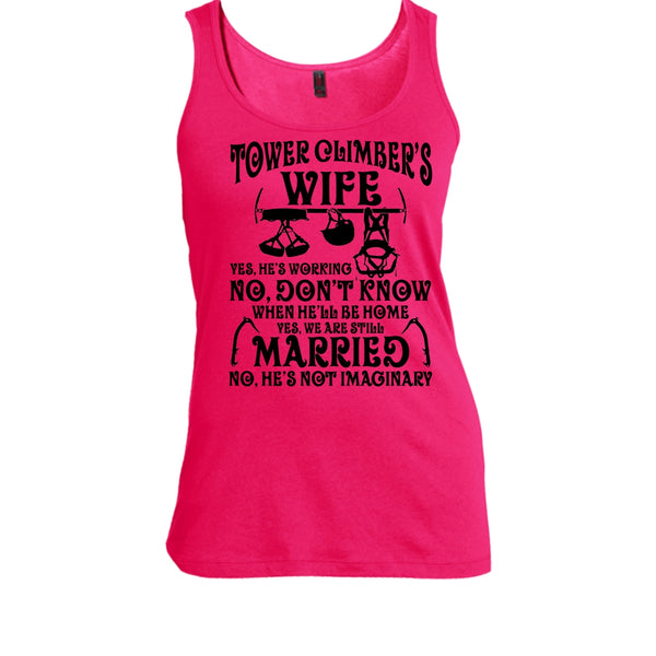 Tower Climber's Wife T Shirt, Coolest Tower Climber Husband T Shirt, Awesome t-shirts