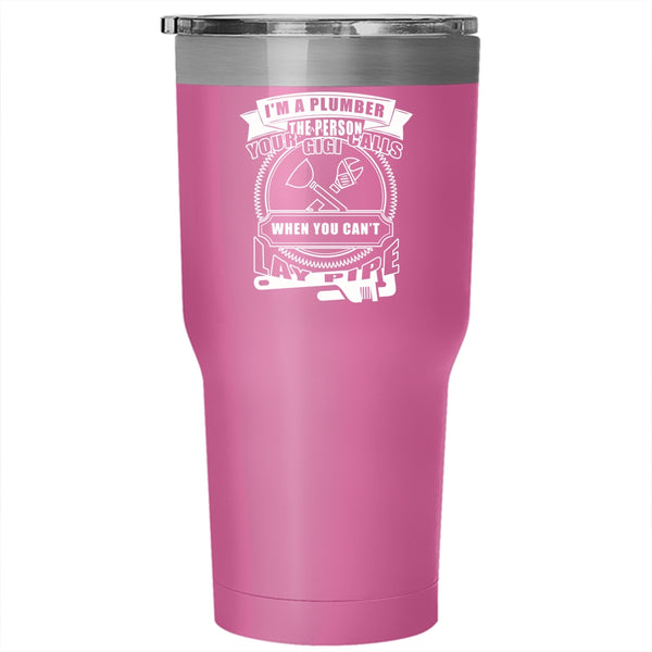 I'm A Plumber Tumbler 30 oz Stainless Steel, Best Gift For Plumber Travel Mug