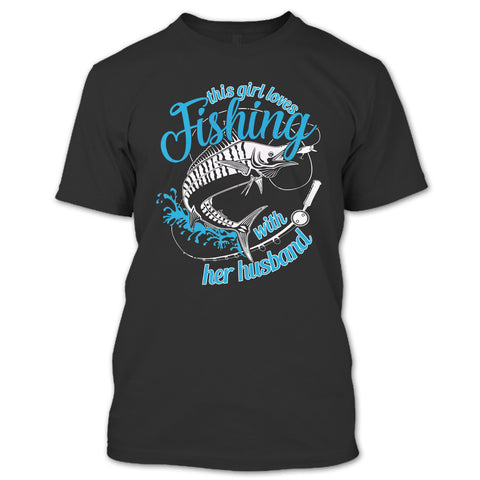 A black t-shirt with the shopify logo