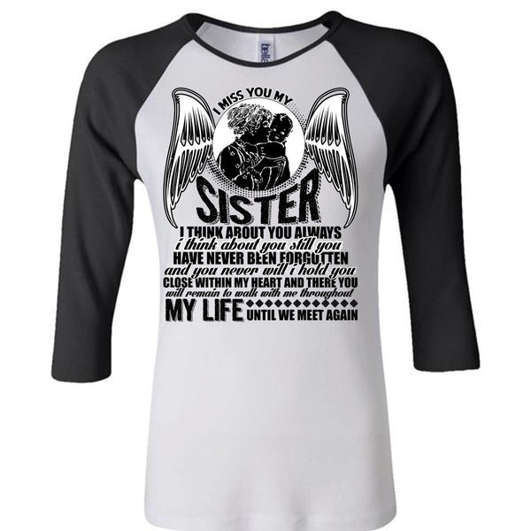 I Miss You My Sister T Shirt, I Love Sister T Shirt, Awesome T-Shirts