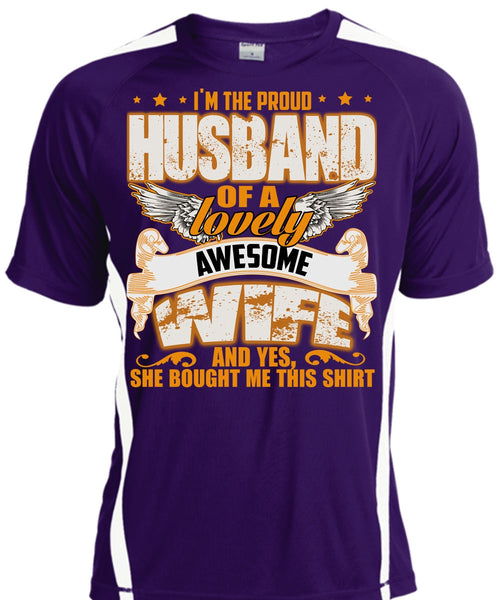 I'm The Proud Husband T Shirt, Lovely Awesome Wife T Shirt, Cool Shirt
