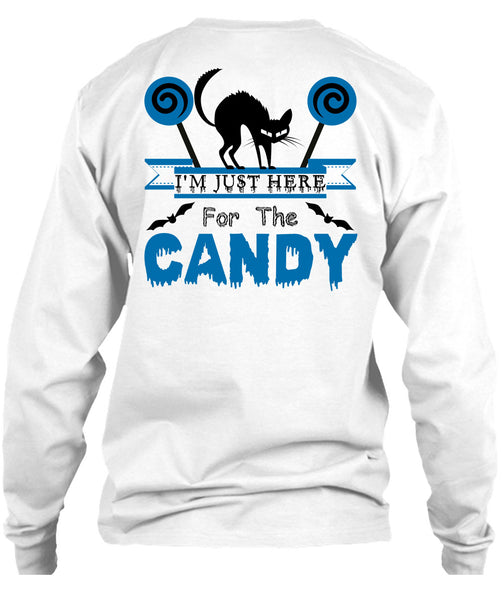 I'm Just Here For The Candy T Shirt, Wait For Halloween T Shirt