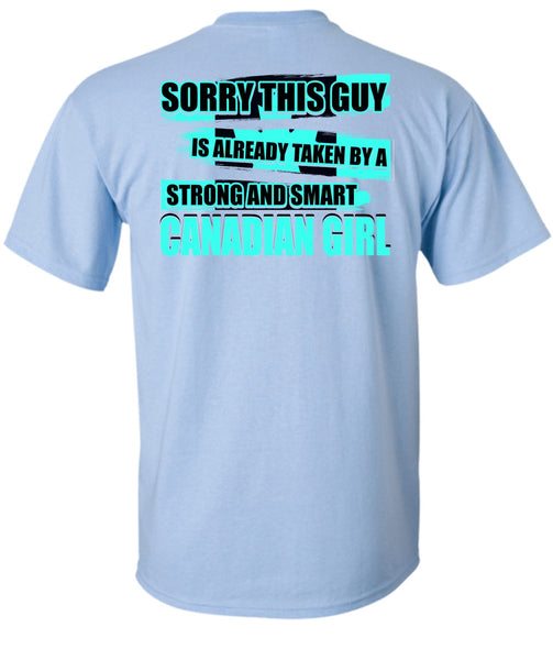 Strong And Smart Canadian Girl T Shirt, I Love Lady T Shirt